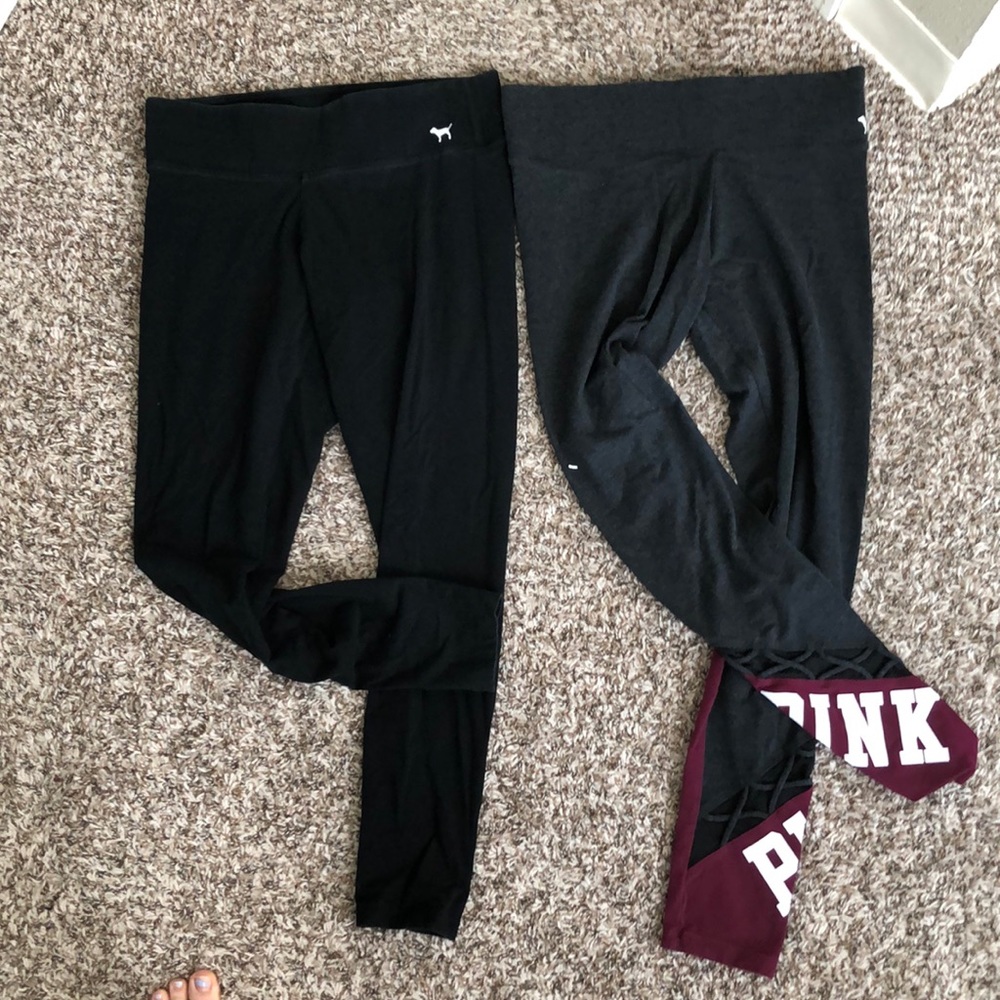 2 pairs of PINK leggings